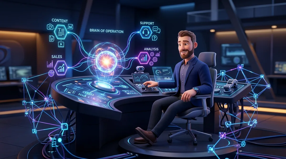 Claude como operador invisível: como montar um negócio solo com IA no backend