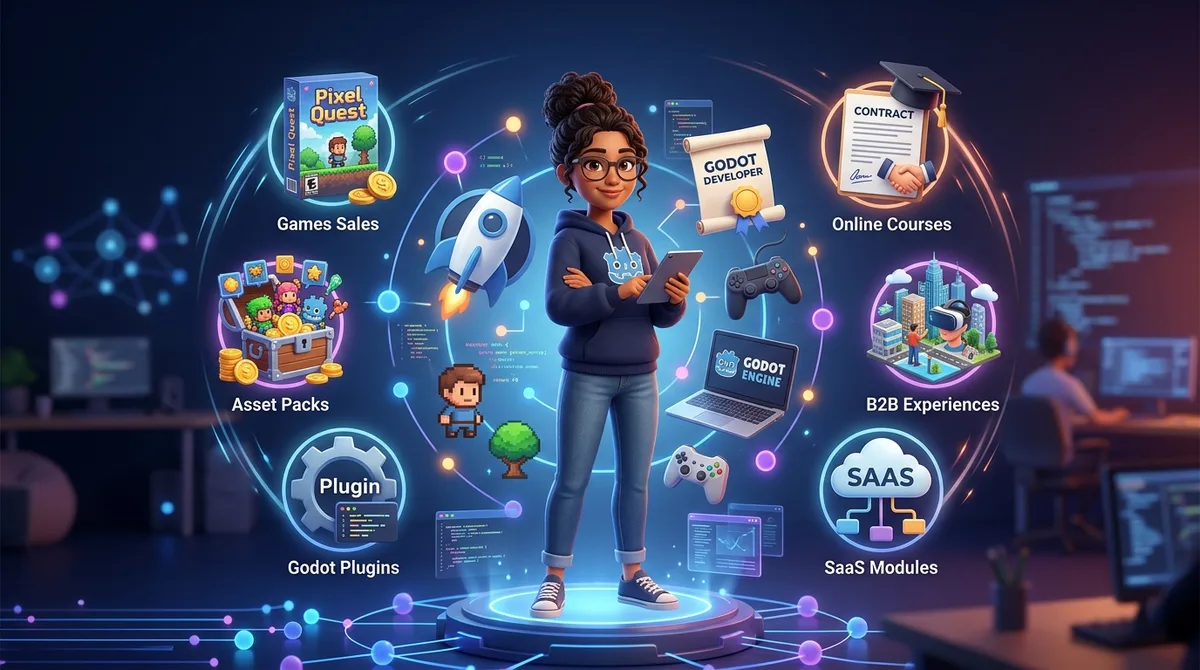 Godot Engine for Solopreneurs: How to Make Money Creating Games