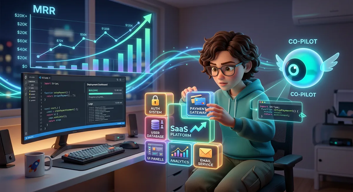 Como criar um Micro-SaaS com IA: do zero ao primeiro MRR usando ferramentas de inteligência artificial