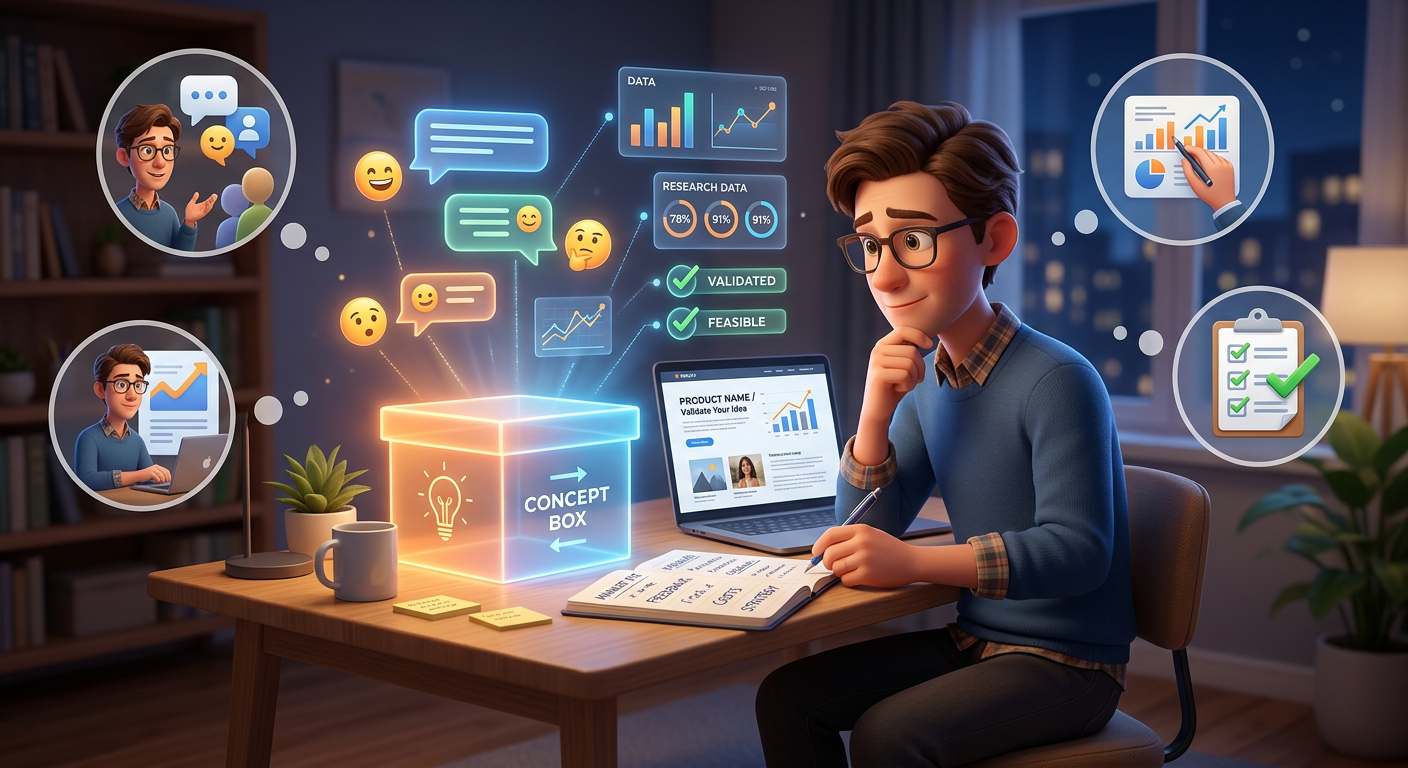 Como validar uma ideia de produto digital sozinho: método prático para solopreneurs