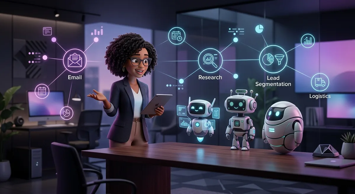 Agentes de IA para Marketing: Como Automatizar Campanhas, Geração de Leads e copywriting Sem Escrever Código